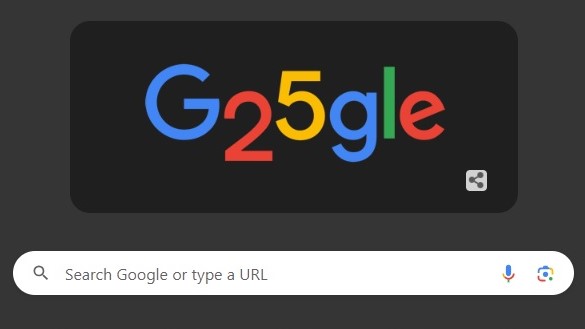 World is celebrating google 25th birthday
